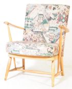 MID 20TH CENTURY RETRO ERCOL BLONDE EASY ARMCHAIR