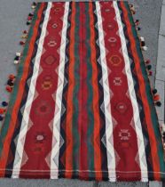 20TH CENTURY SOUTH WEST PERSIAN JAJIM KILIM RUG