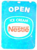VINTAGE CONTEMPORARY DOUBLE SIDED NESTLE ICE CREAM SIGN