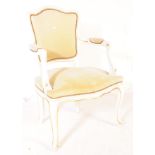 20TH CENTURY FRENCH STYLE FATEUIL CHAIR - LOUIS DELONAIS STYLE