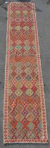 20TH CENTURY TURKISH ANATOLIAN KILIM RUNNER