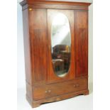 EARLY 20TH CENTURY EDWARDIAN MAHOGANY WARDROBE