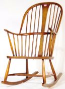 ERCOL FURNITURE - CHAIRMAKERS DOUBLE BOW ROCKING CHAIR