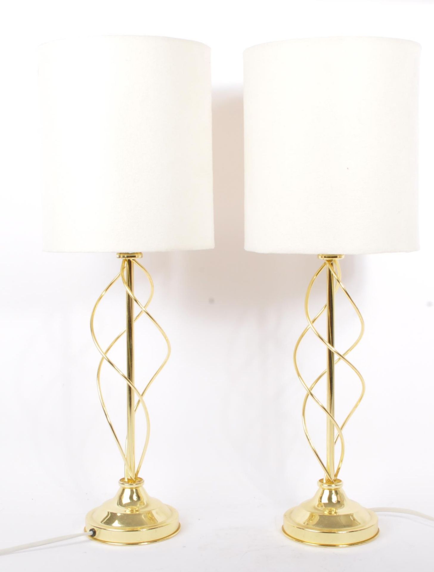 TWO PAIRS OF CONTEMPORARY TABLE LAMPS - Image 2 of 6