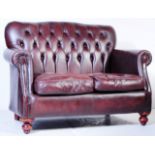 BRITISH MODERN DESIGN - THOMAS LLOYD LEATHER SOFA SETTEE