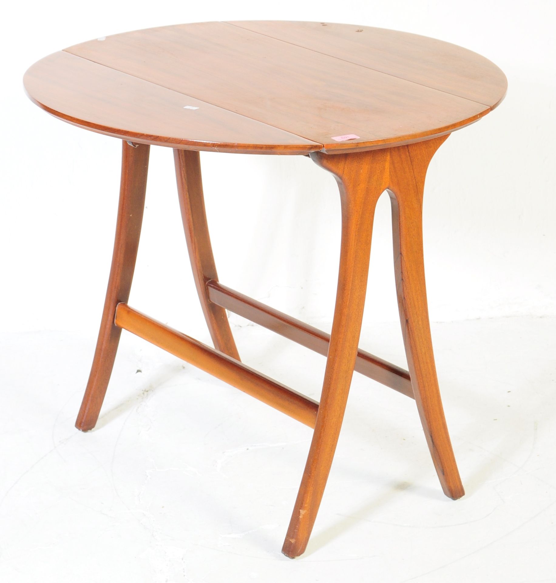 MID CENTURY TEAK FOLDING DROP LEAF TABLE - Bild 2 aus 5