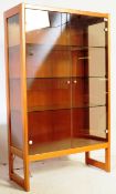 VINTAGE 1960'S / 1970'S TEAK WOOD DISPLAY CABINET BY TURNIDGE