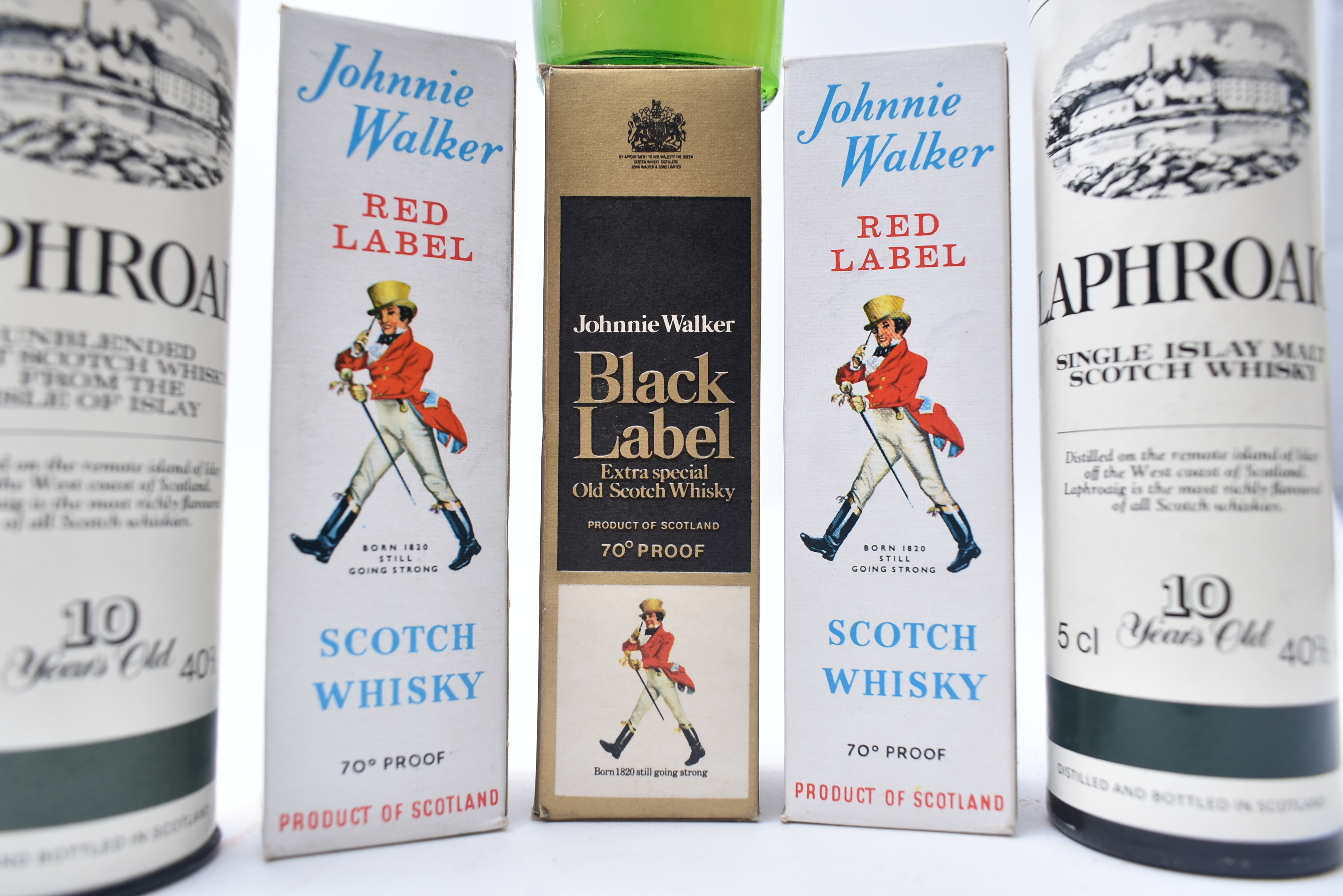 LAPHROAIG & JOHNNY WALKER - SCOTCH WHISKY MINIATURE BOTTLES - Image 2 of 5