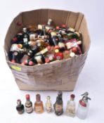 LARGE COLLECTION OF VINTAGE LIQUORS MINIATURE BOTTLES