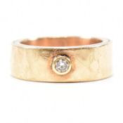 VINTAGE DIAMOND SOLITAIRE BAND RING