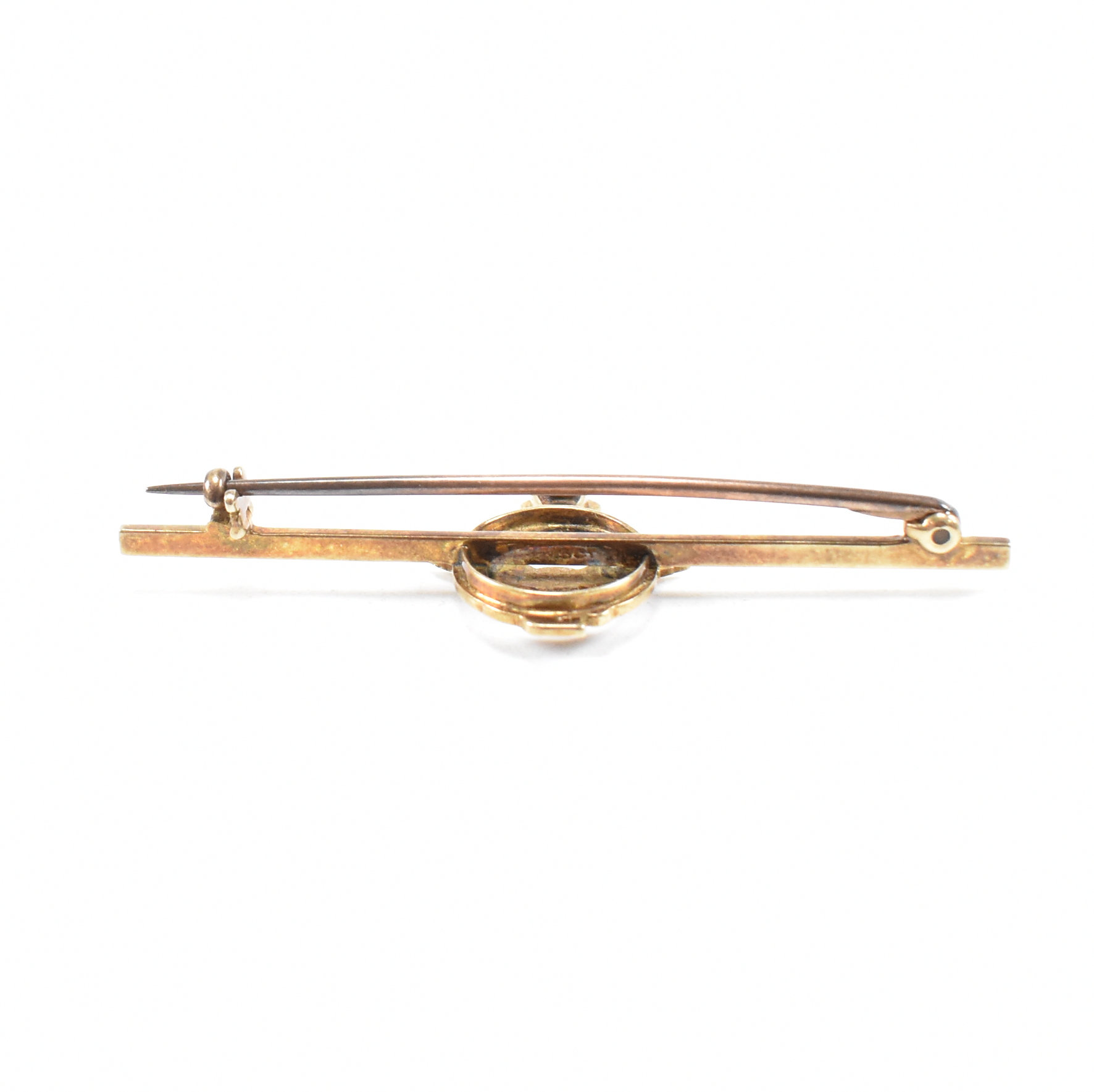 15CT GOLD & ENAMEL MILITARY INTEREST ROYAL AIR FORCE BAR BROOCH - Image 2 of 5