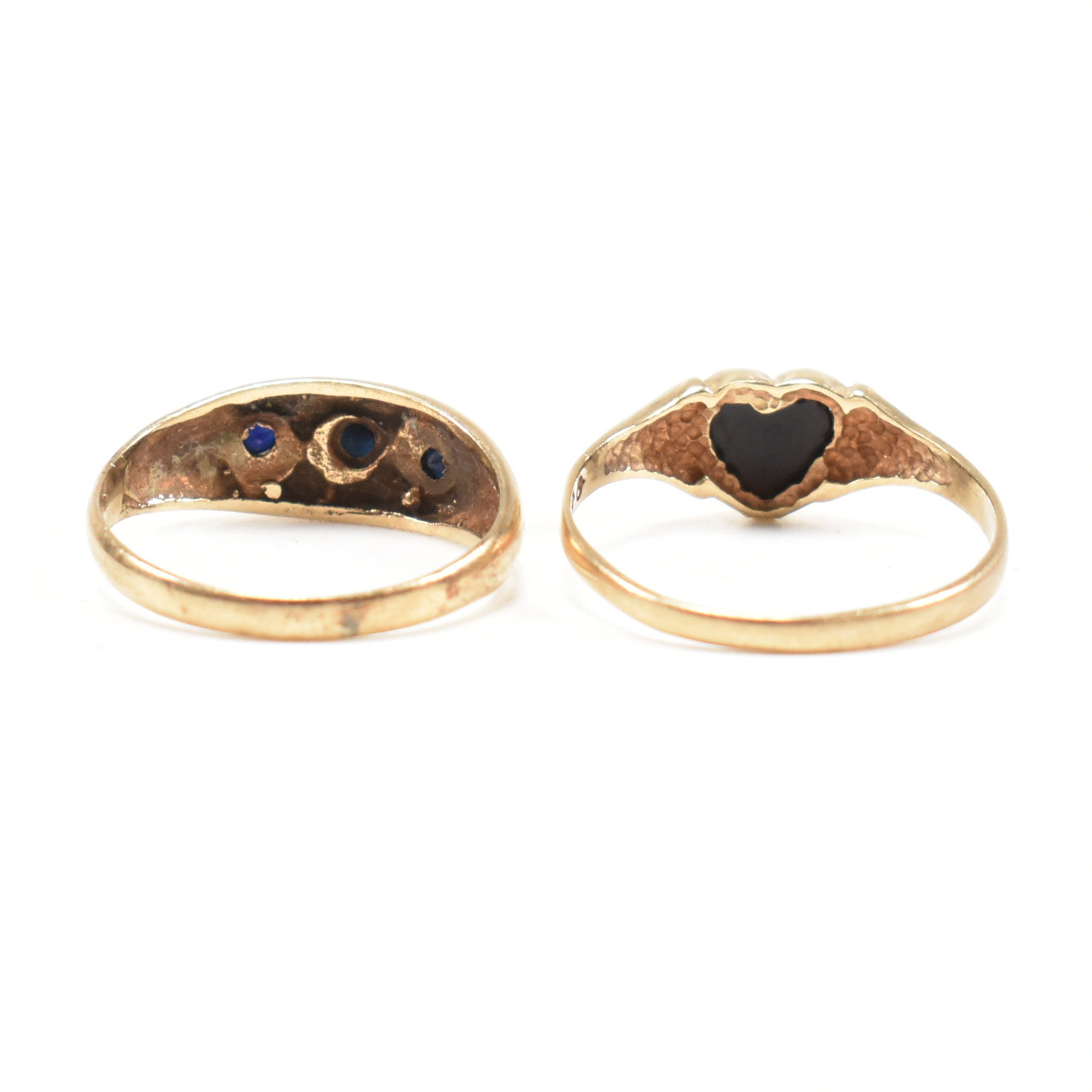 VINTAGE HALLMARKED 9CT GOLD GEM SET RINGS - Image 5 of 9