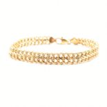 HALLMARKED 9CT GOLD BRACELET CHAIN