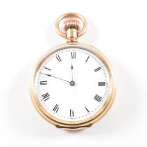 WALTHAM GOLD PLATED CROWN WIND POCKET FOB WATCH