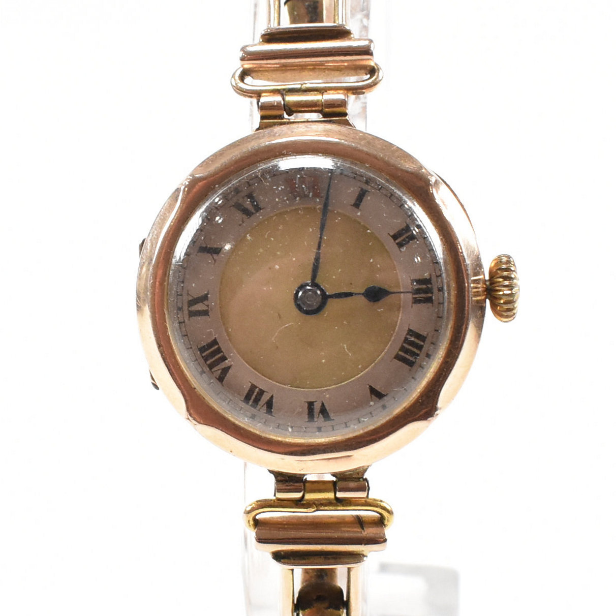 ANTIQUE HALLMARKED 9CT GOLD WRISTWATCH