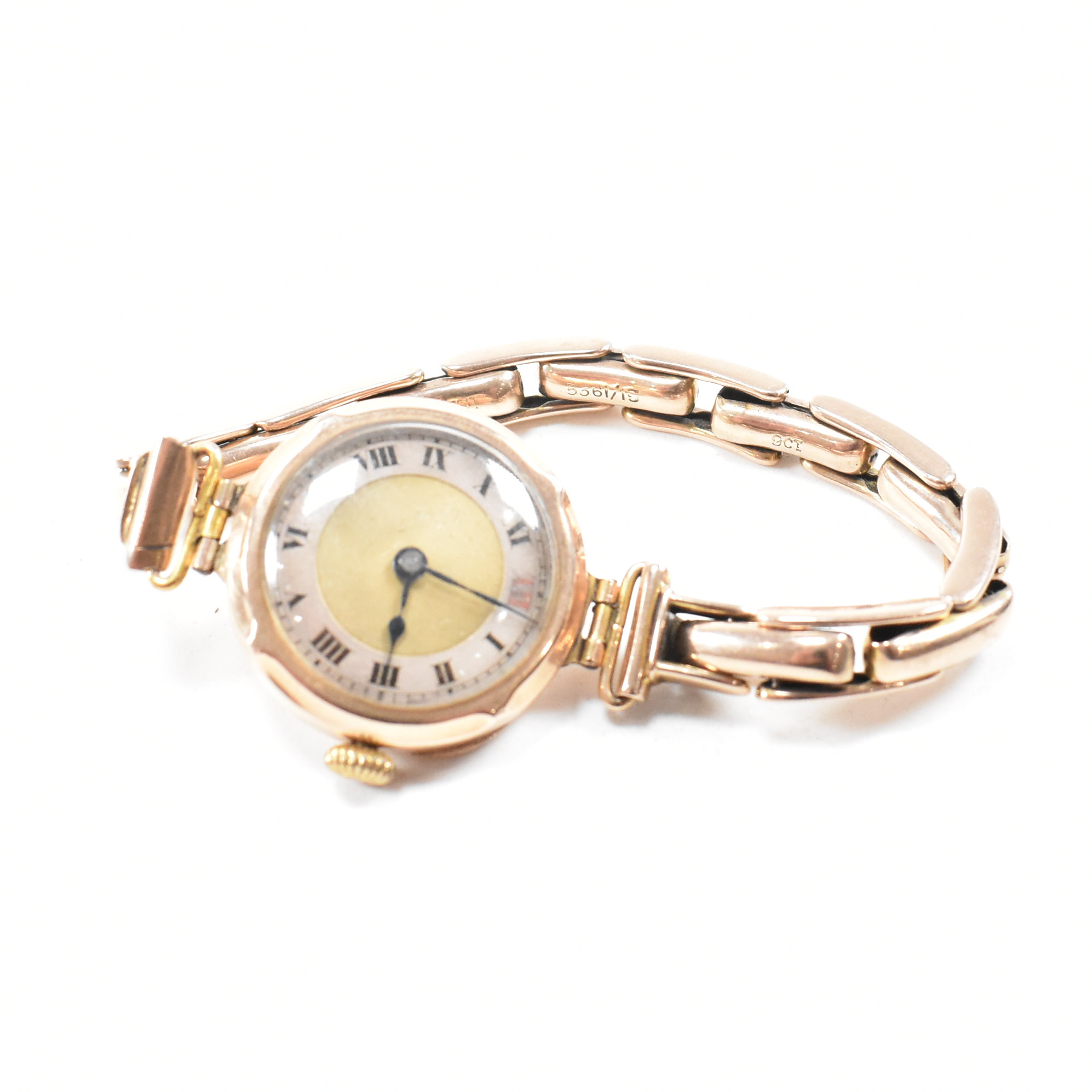 ANTIQUE HALLMARKED 9CT GOLD WRISTWATCH - Image 6 of 7