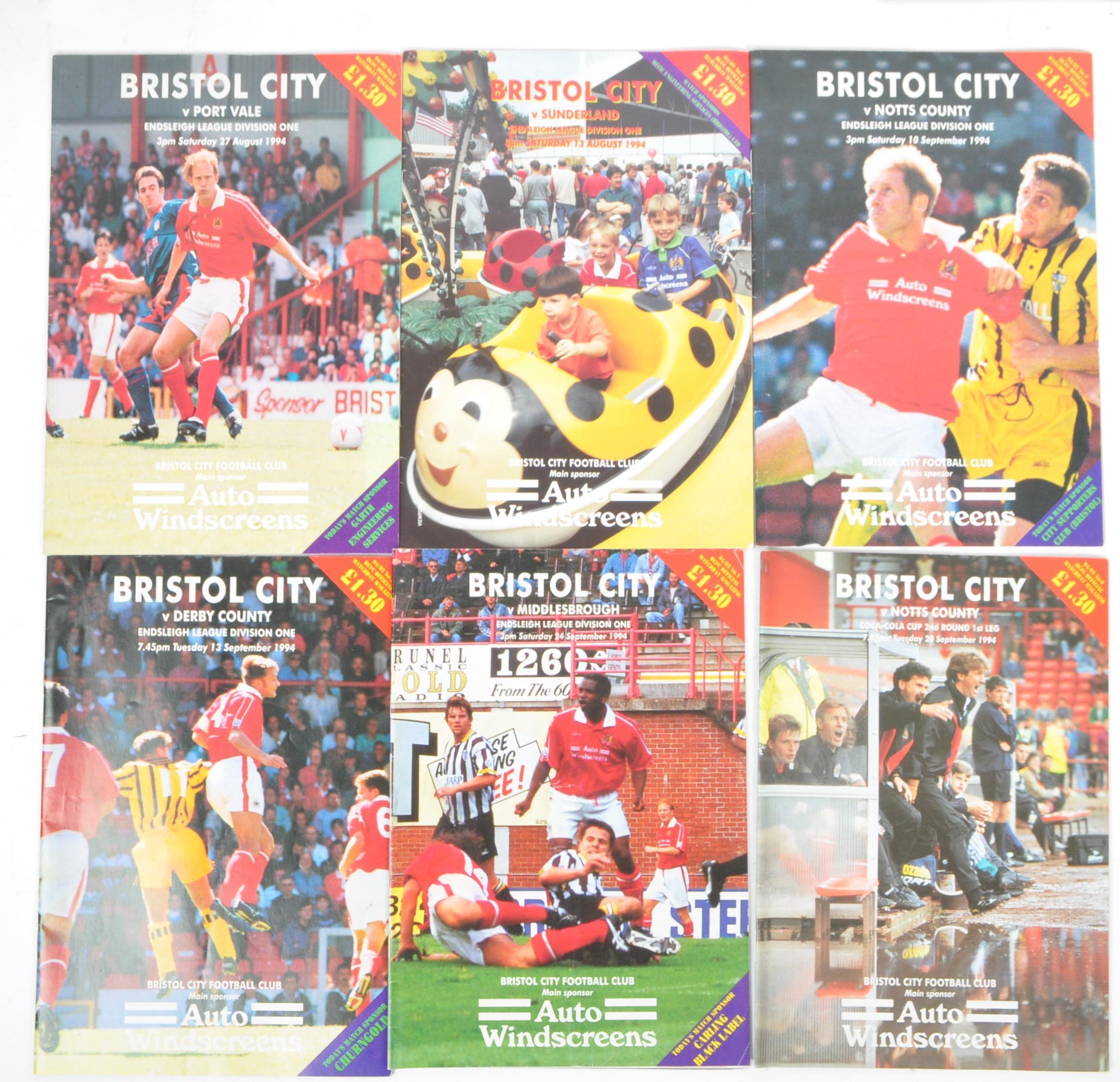 BRISTOL CITY FOOTBALL CLUB - MATCHDAY PROGRAMMES & MAGAZINES - Image 7 of 18