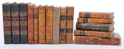 COLLECTION OF EARLY TO LATE 19TH CENTURY POETICAL BOOKS