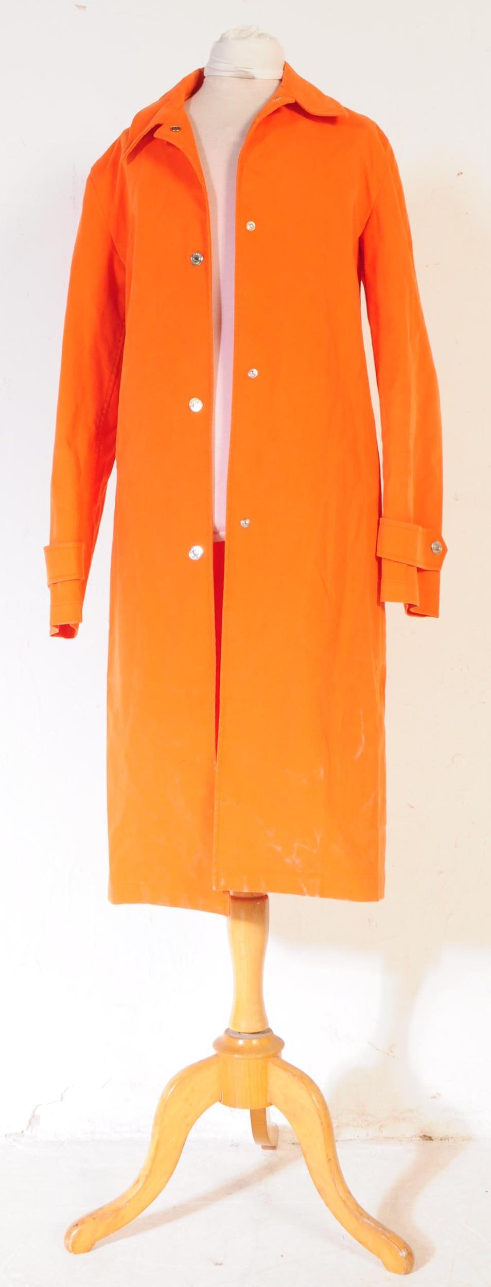 VINTAGE RALPH LAUREN ORANGE TRENCH COAT