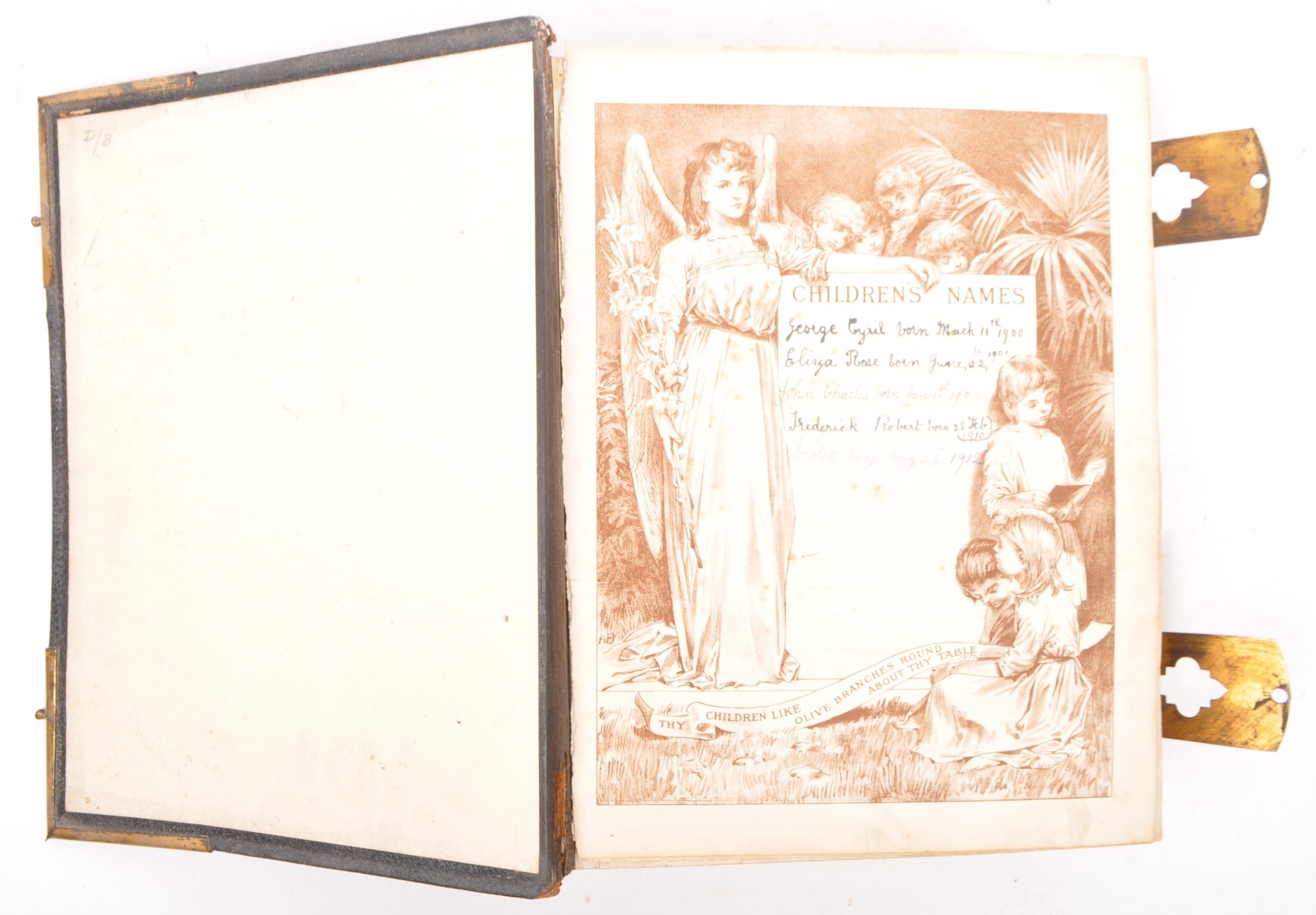 19TH CENTURY THE ILLUSTRATED NATIONAL FAMILY BIBLE BOOK - Image 3 of 8