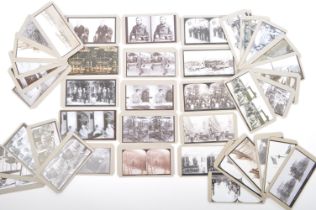 COLLECTION OF FORTY ONE SOCIAL HISTORY STEREOGRAPHS