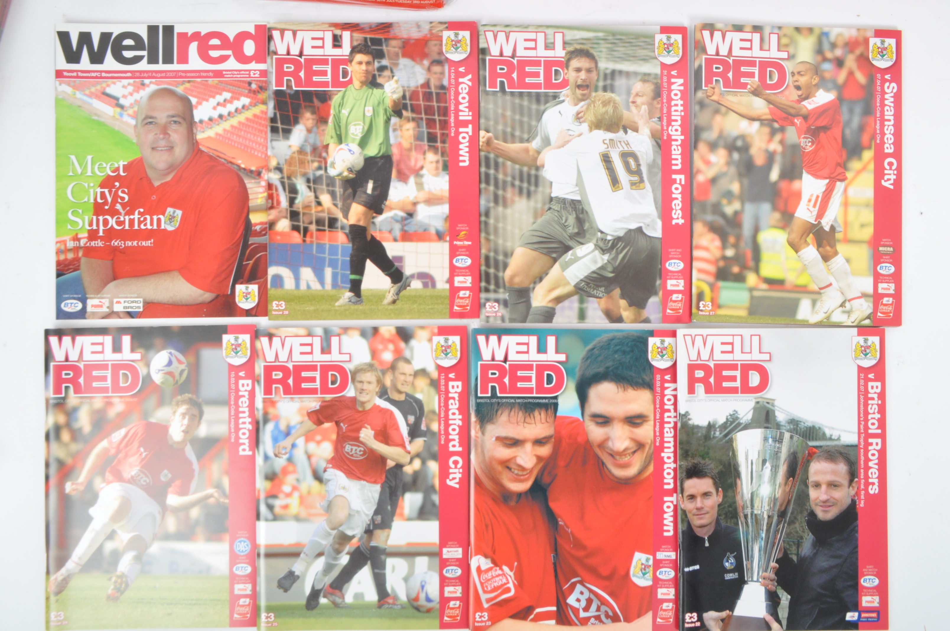 BRISTOL CITY FOOTBALL CLUB - LOCAL INTEREST SPORT PROGRAMMES - Image 3 of 8