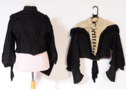 TWO VICTORIAN & EDWARDIAN THEATRE COSTUME JACKET SHIRTS