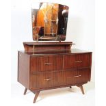 RETRO MID 20TH CENTURY WALNUT DRESSING TABLE