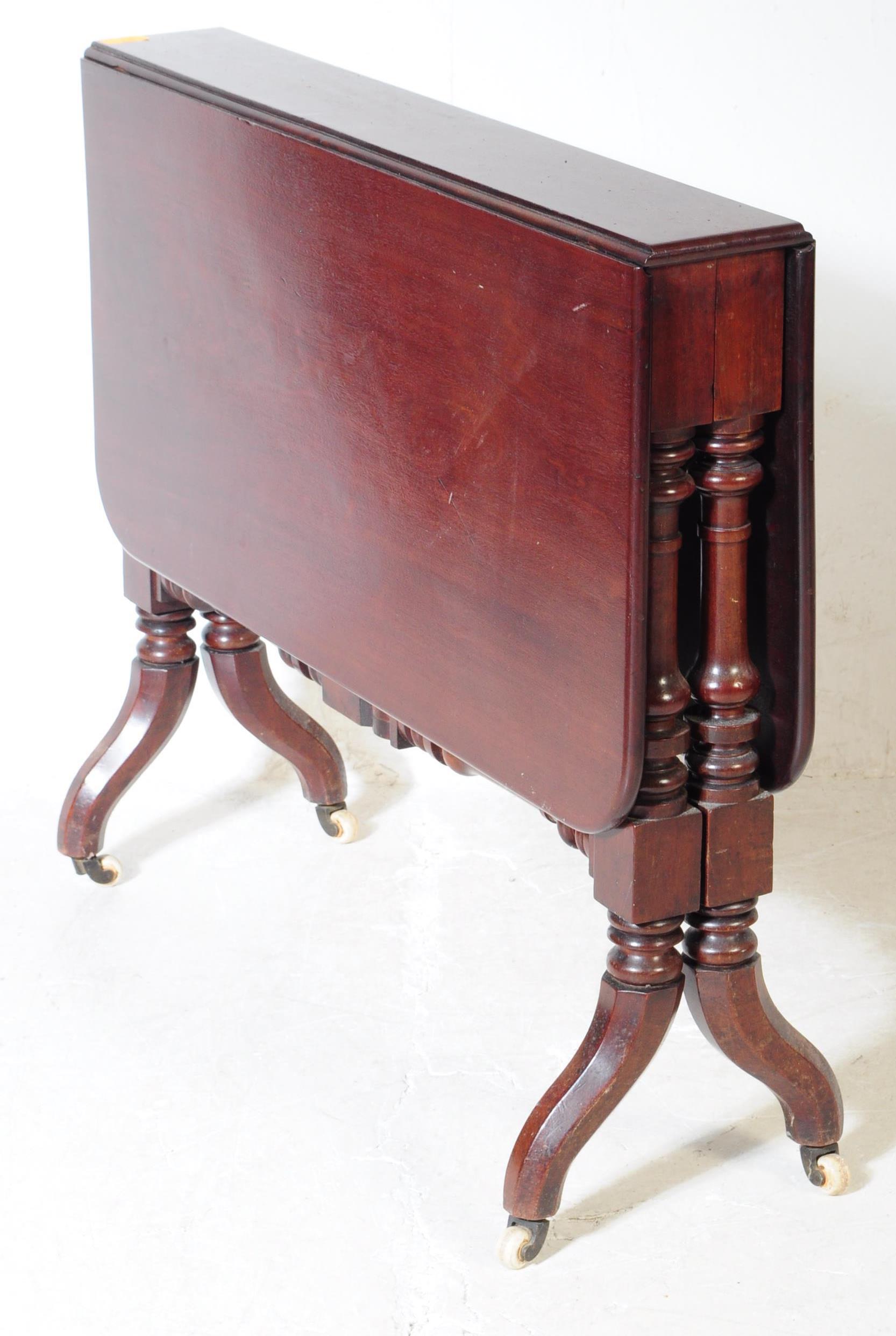 19TH CENTURY VICTORIAN MAHOGANY SUTHERLAND TABLE - Image 2 of 5