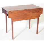 LATE 18TH CENTURY AMERICAN FRUITWOOD DROP LEAF TABLE