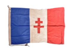 WWII SECOND WORLD WAR FREE FRENCH FORCES FLAG