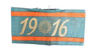 IRISH EASTER REBELLION - 50TH ANNIVERSARY 1916 VETERAN'S ARMBAND