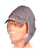 WWI FIRST WORLD WAR RFC ROYAL FLYING CORPS LEATHER HELMET