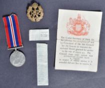 SECOND WORLD WAR BRITISH WAR MEDAL - RAF CASUALTY