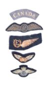 COLLECTION OF SECOND WORLD WAR AVIATION BADGES