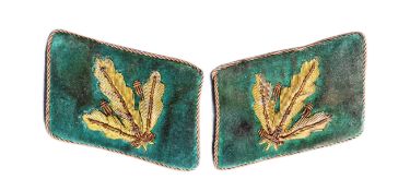 WWII SECOND WORLD WAR GERMAN POLICE COLLAR TABS