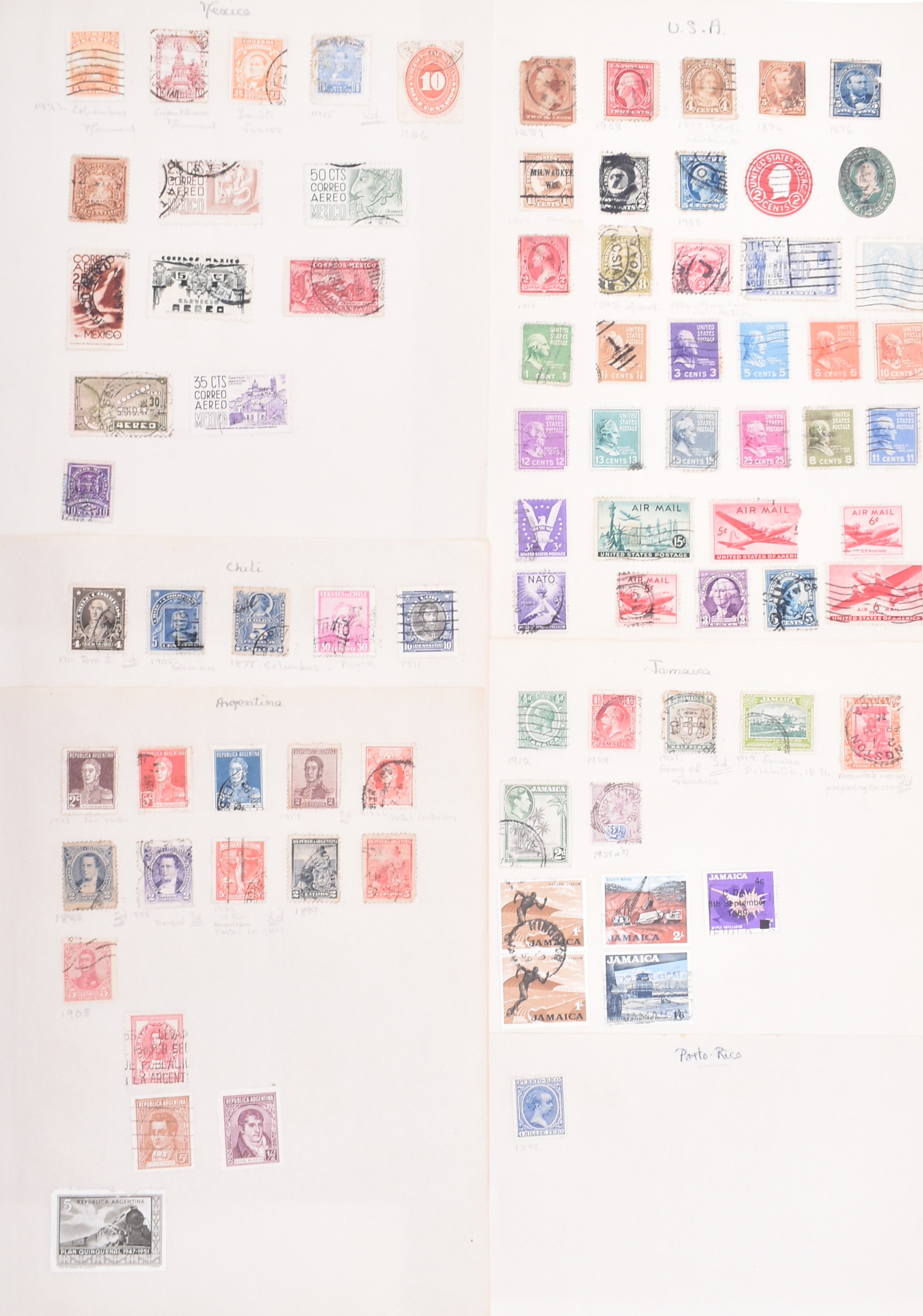 AMERICAS - COLLECTION OF 19TH & 20TH CENTURY POSTAGE STAMPS