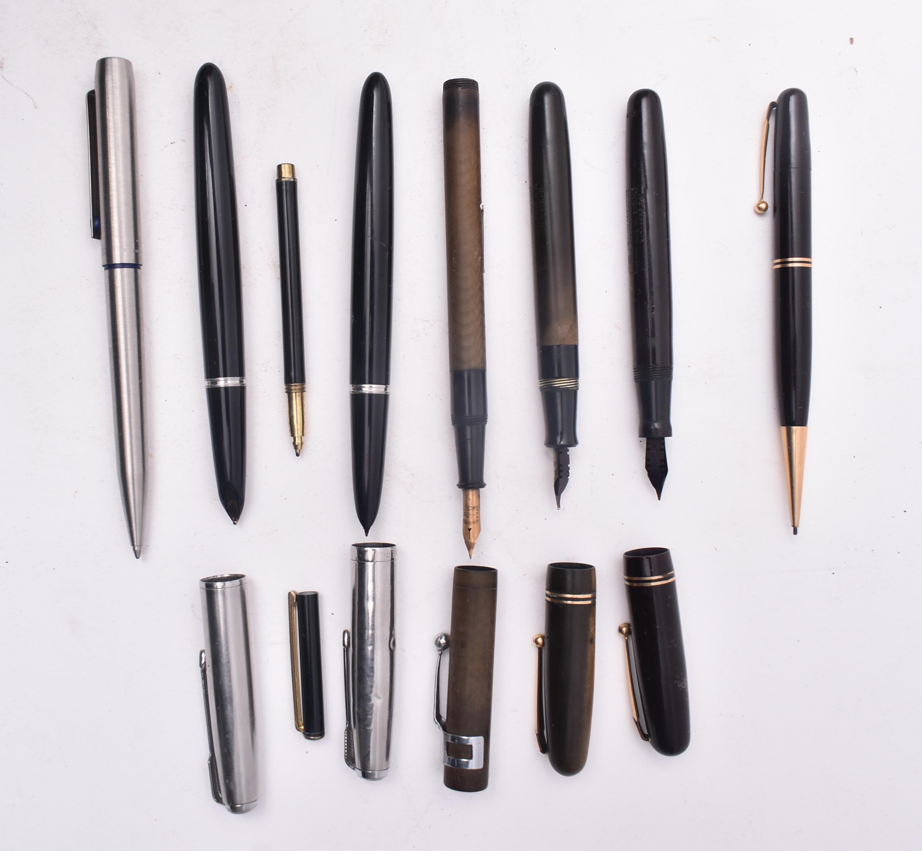 COLLECTION OF EIGHT 20TH CENTURY PENS INCL. PARKER - Image 2 of 4