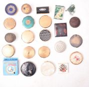 COLLECTION OF VINTAGE MID CENTURY COMPACT MIRRORS