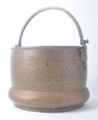19TH CENTURY ISLAMIC COPPER POT WITH HANDLE