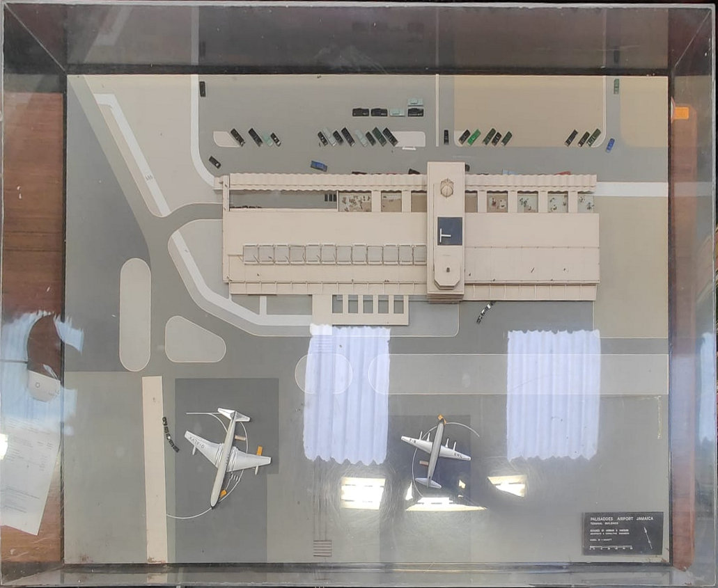 NORMAN & DAWBURN ARCHITECT'S MODEL OF PALISADOES AIRPORT