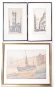 BATH LOCAL INTEREST - E. SHARLAND - PAIR OF VICTORIAN ETCHINGS