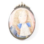 EARLY MINIATURE LOCKET PENDANT