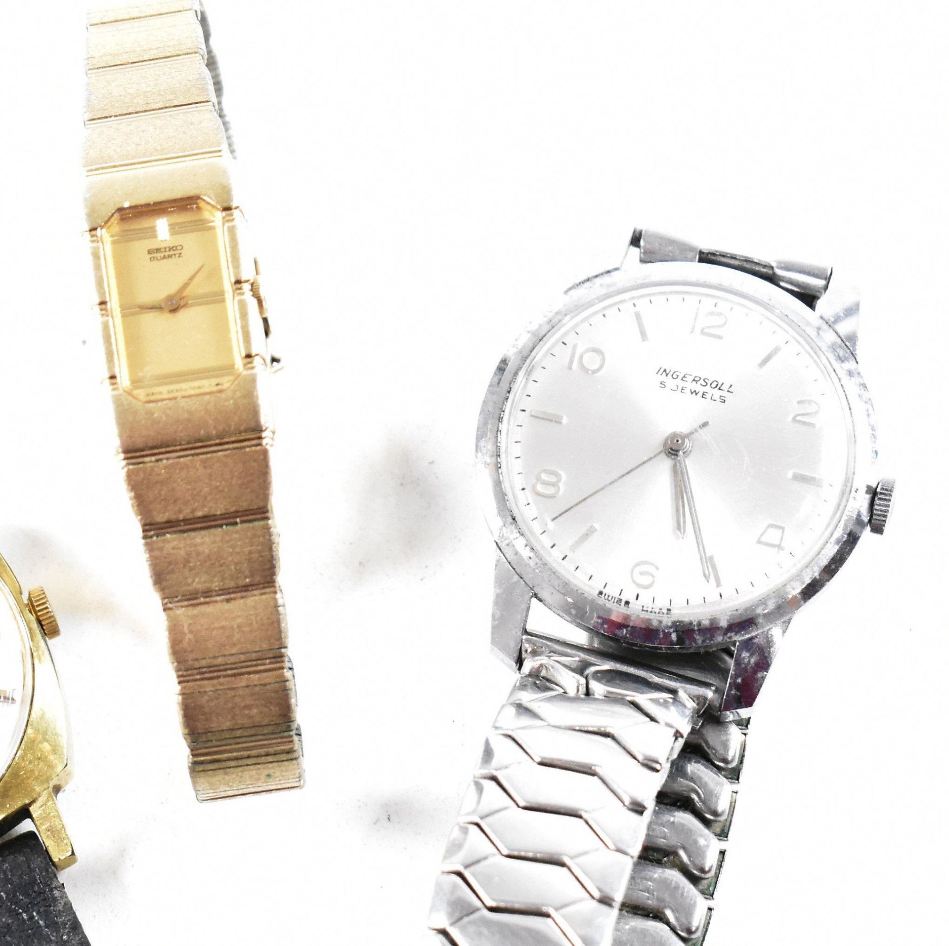 COLLECTION OF THREE ASSORTED VINTAGE WRISTWATCHES - Image 2 of 6