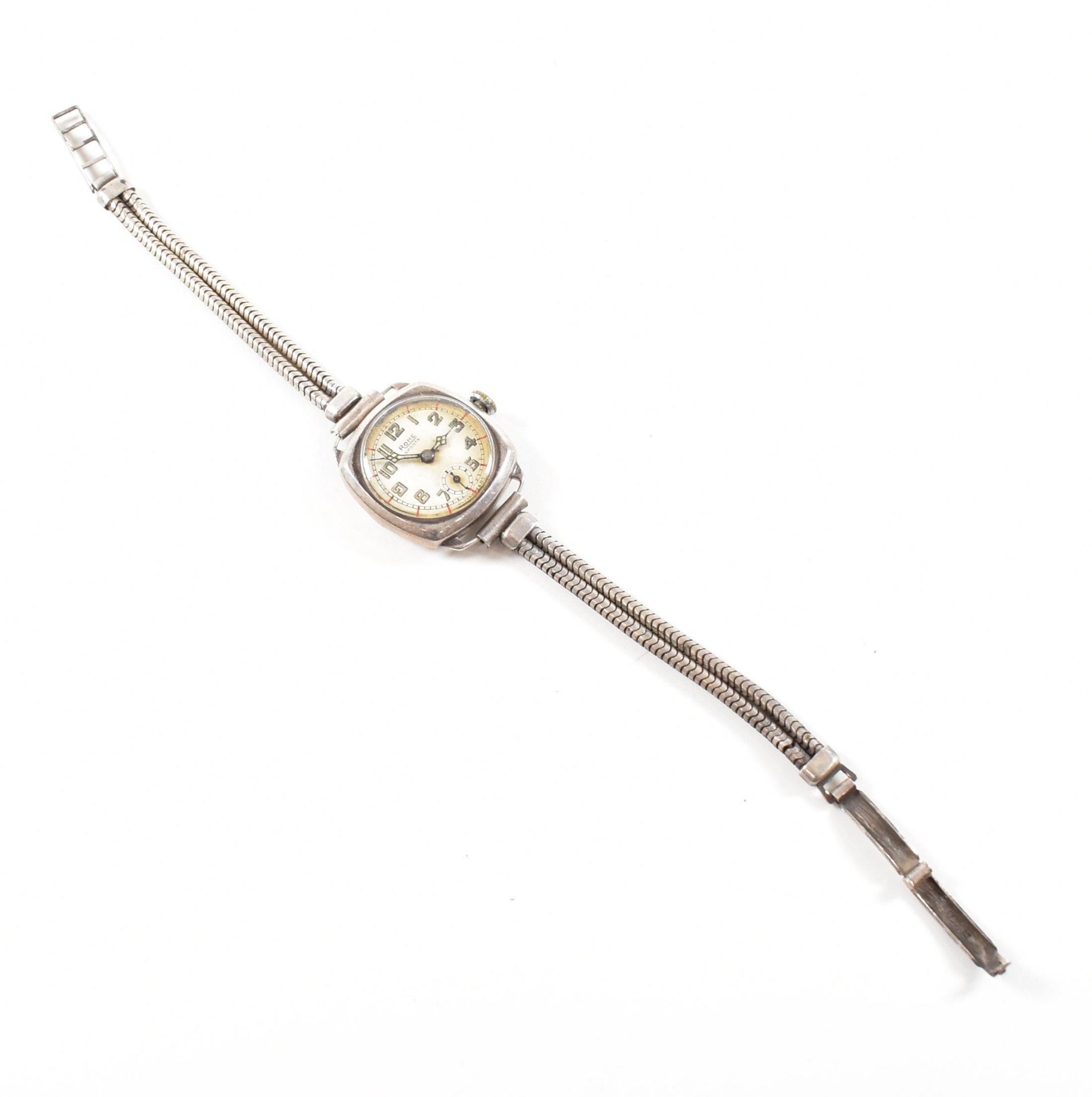 RONE SPORTS WATCH ON HALLMARKED SILVER STRAP - Image 2 of 5