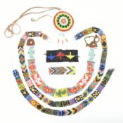 COLLECTION OF ASSORTED NATIVE AMERICAN NAVAJO STYLE BEADED JEWELLERY