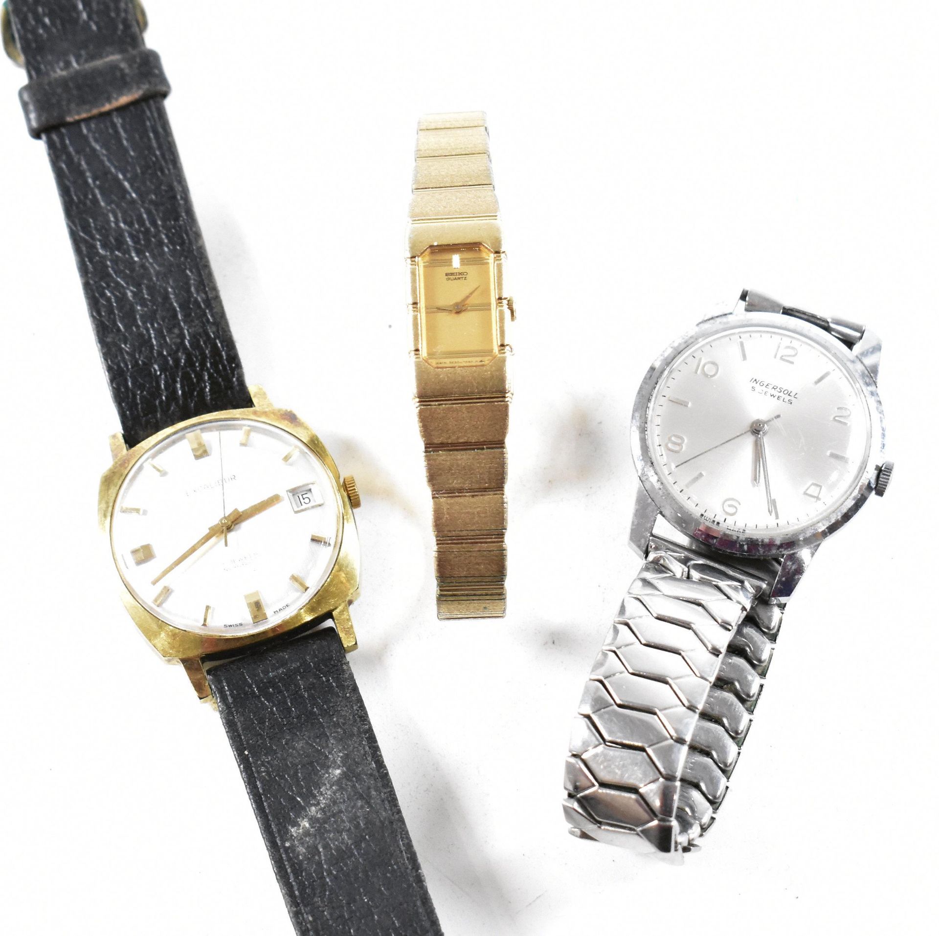 COLLECTION OF THREE ASSORTED VINTAGE WRISTWATCHES - Image 3 of 6