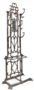 COALBROOKDALE MANNER FAUX BAMBOO CAST IRON HALL STAND