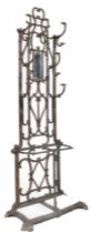 COALBROOKDALE MANNER FAUX BAMBOO CAST IRON HALL STAND