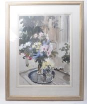 JOHN YARDLEY - WATERCOLOUR ON PAPER PAINTING OF FLOWERS